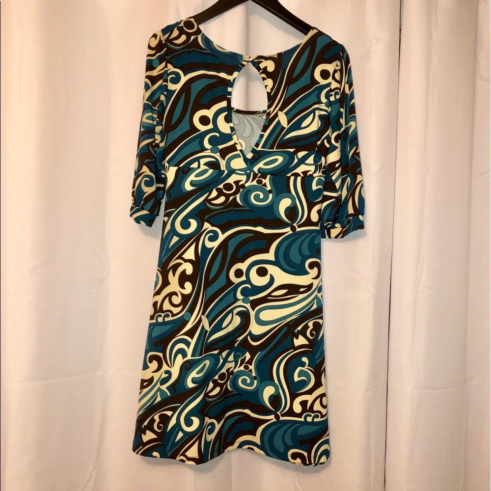 Retro pattern dress - Picture 3 of 3